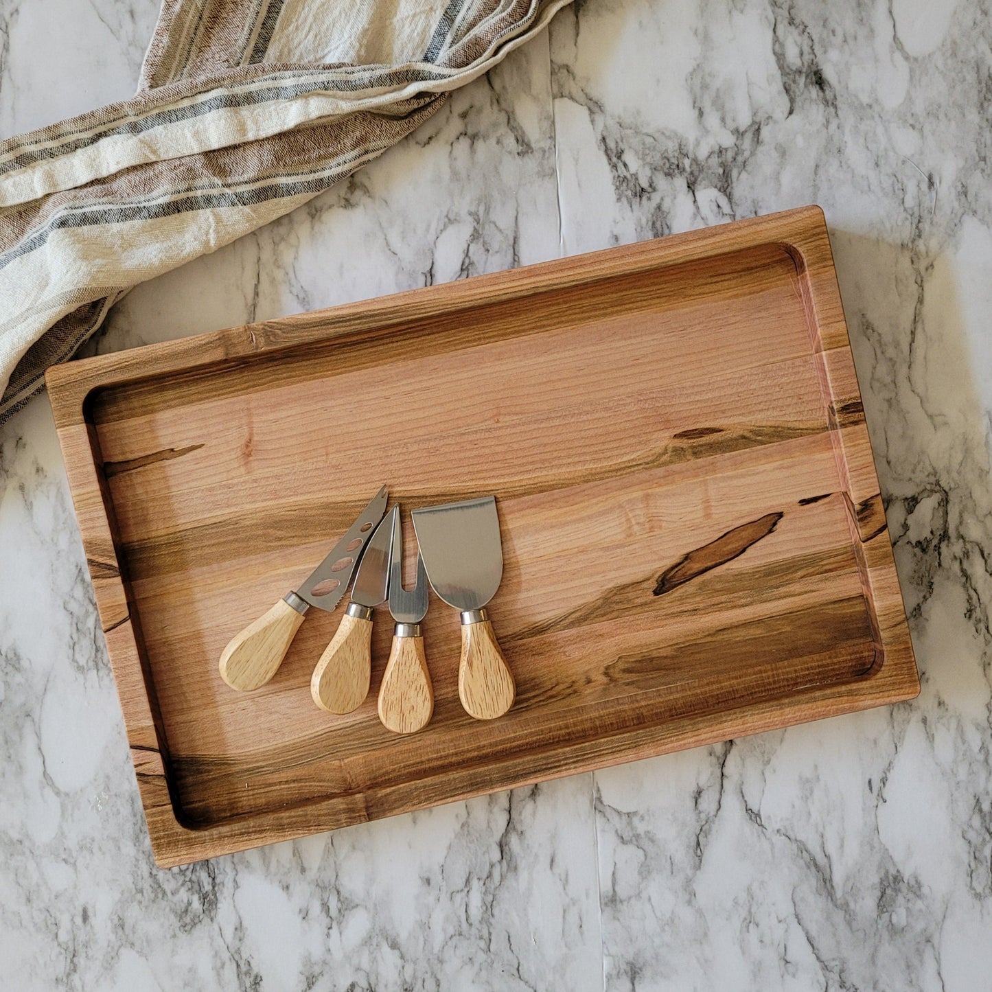 maple wood charcuterie board