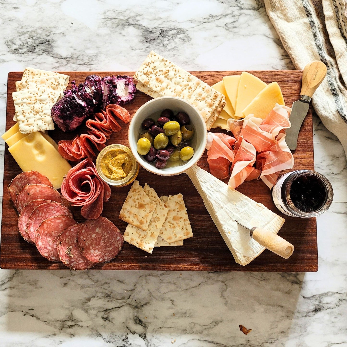 beautiful detailed walnut cutting board