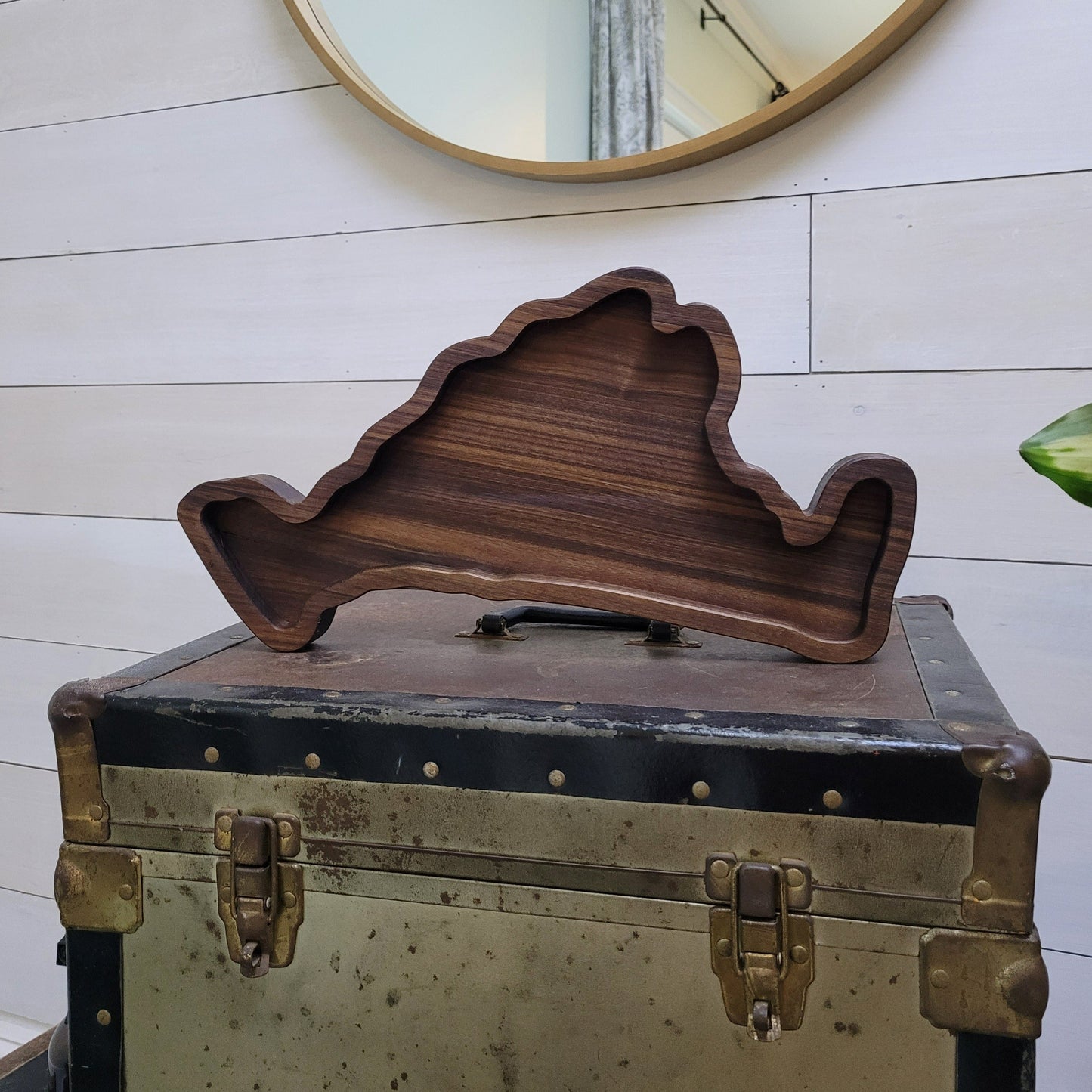 Walnut wood Martha's Vineyard shaped charcuterie board
