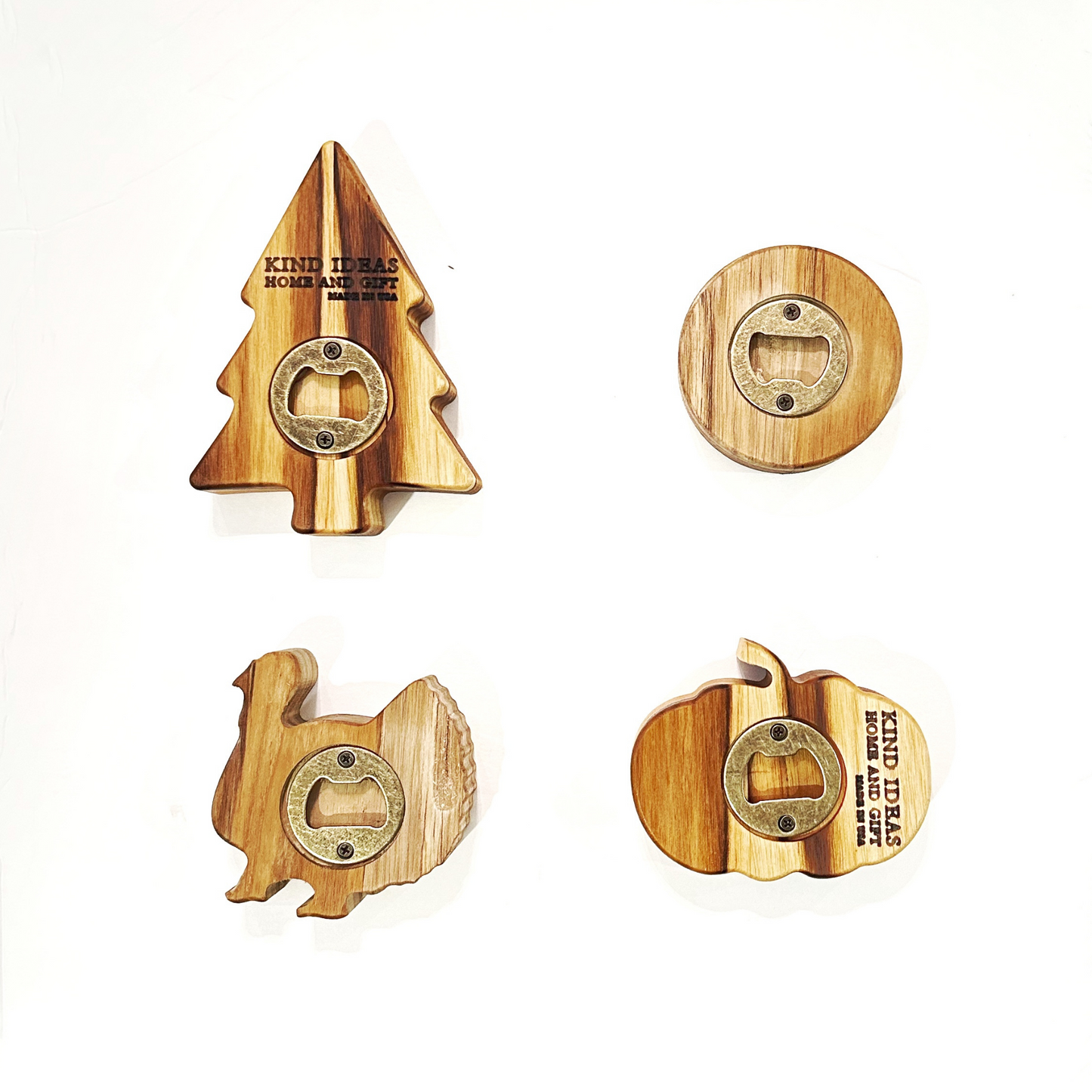 wooden bottle opener - shaped and personalized