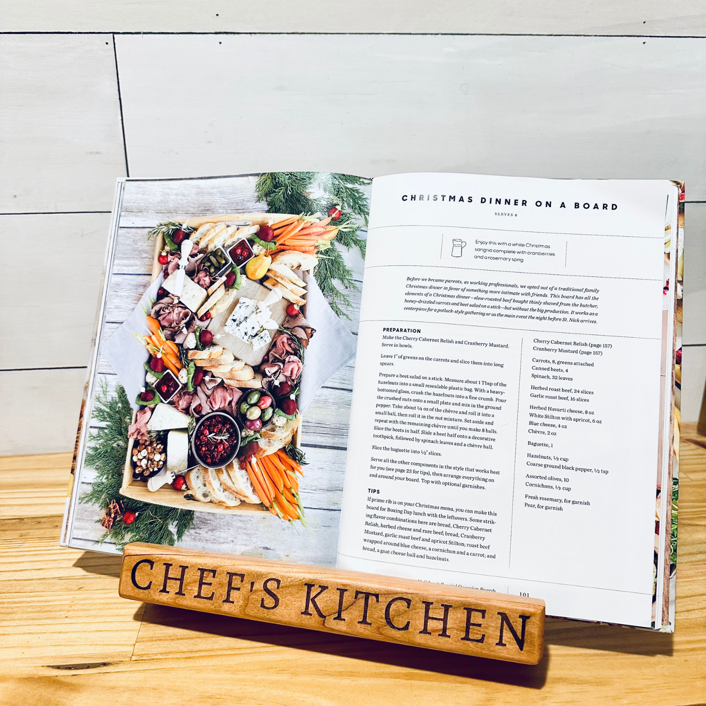 chef's kitchen book holder
