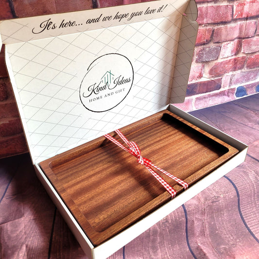 charcuterie board, personalized as a closing gift