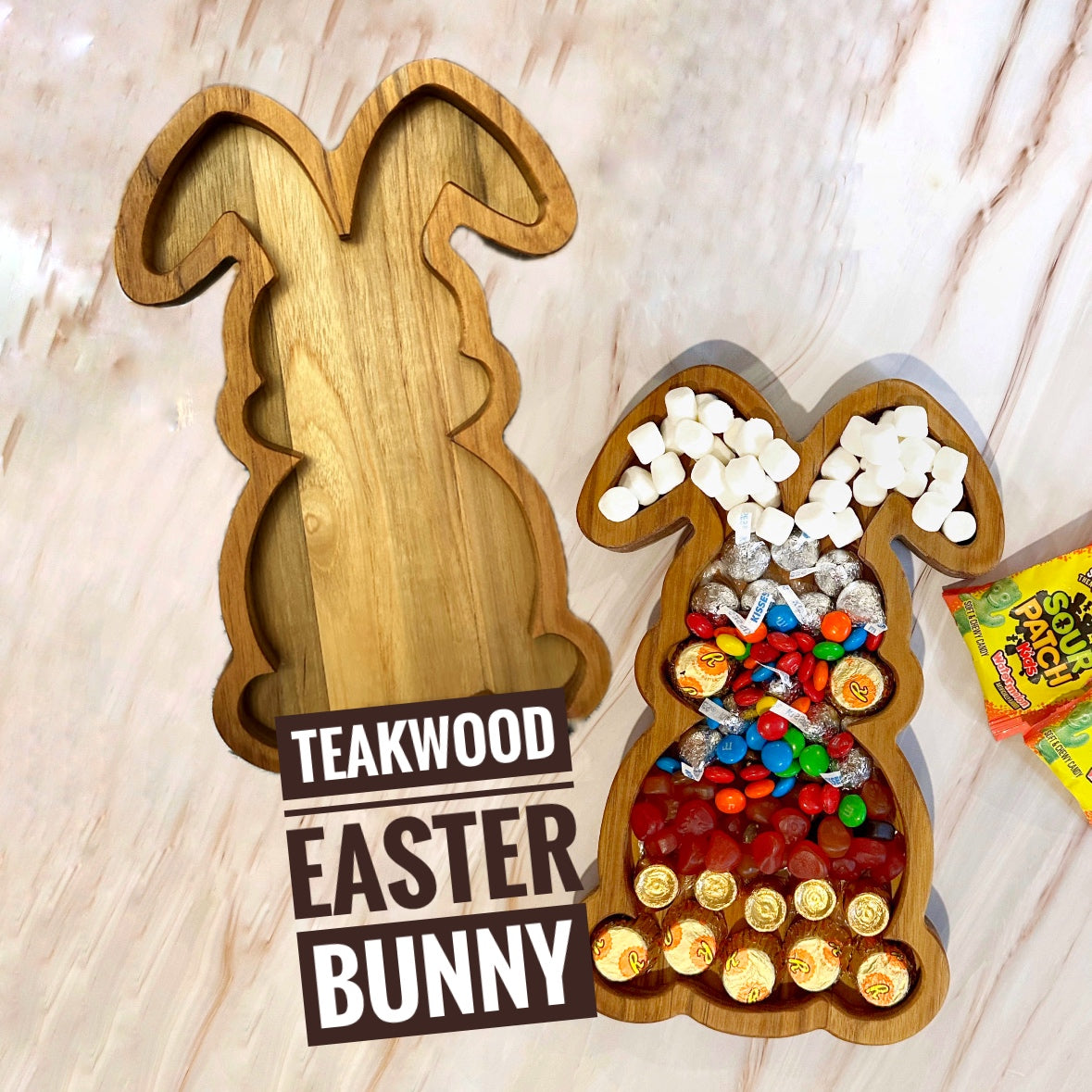 easter bunny charcuterie board