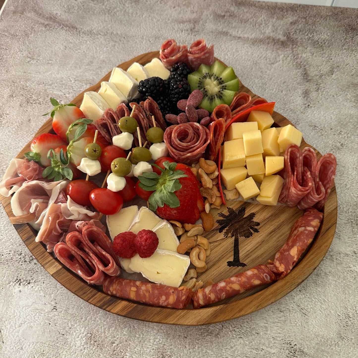 SC Palmetto Pawleys Island Charcuterie Board