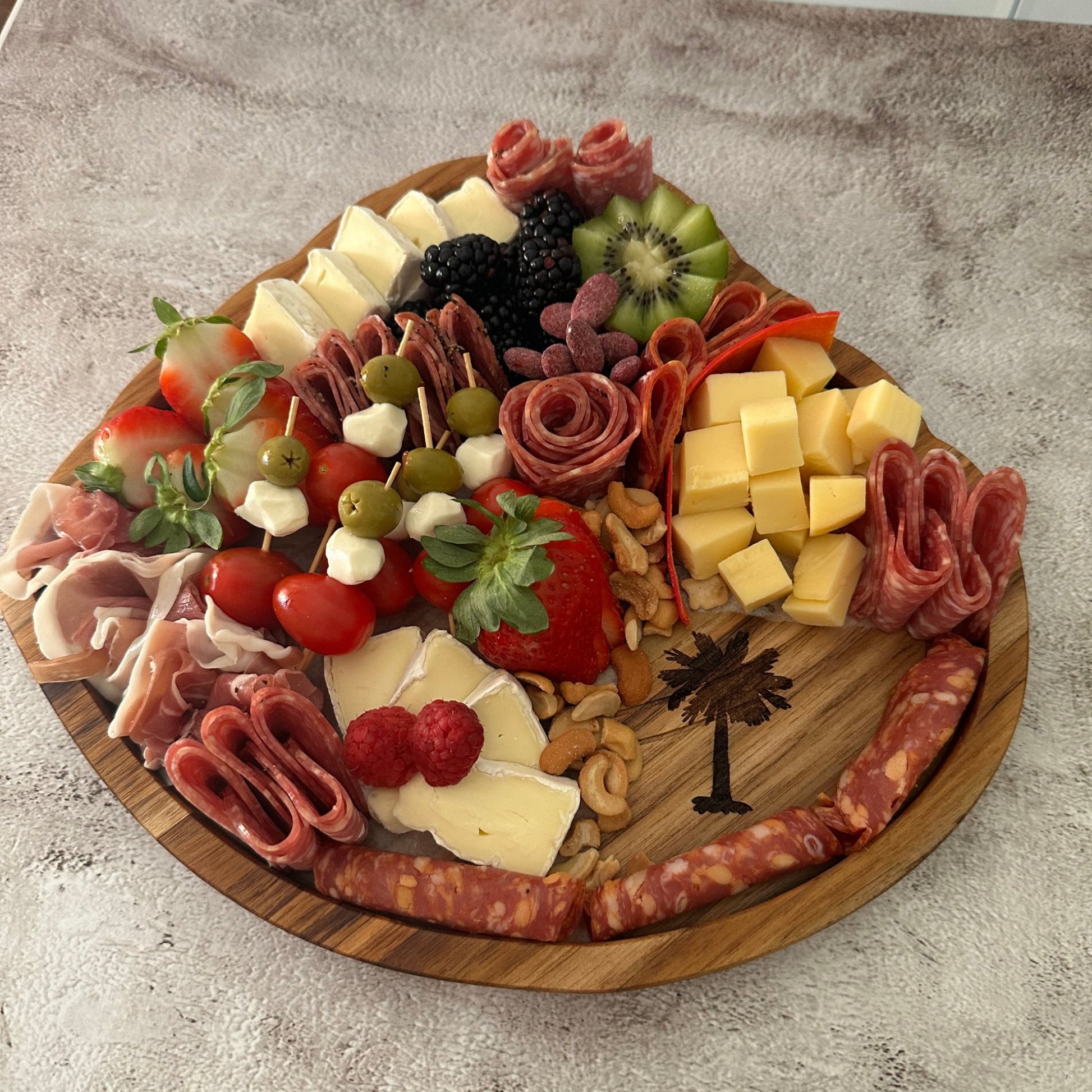 SC Palmetto Pawleys Island Charcuterie Board