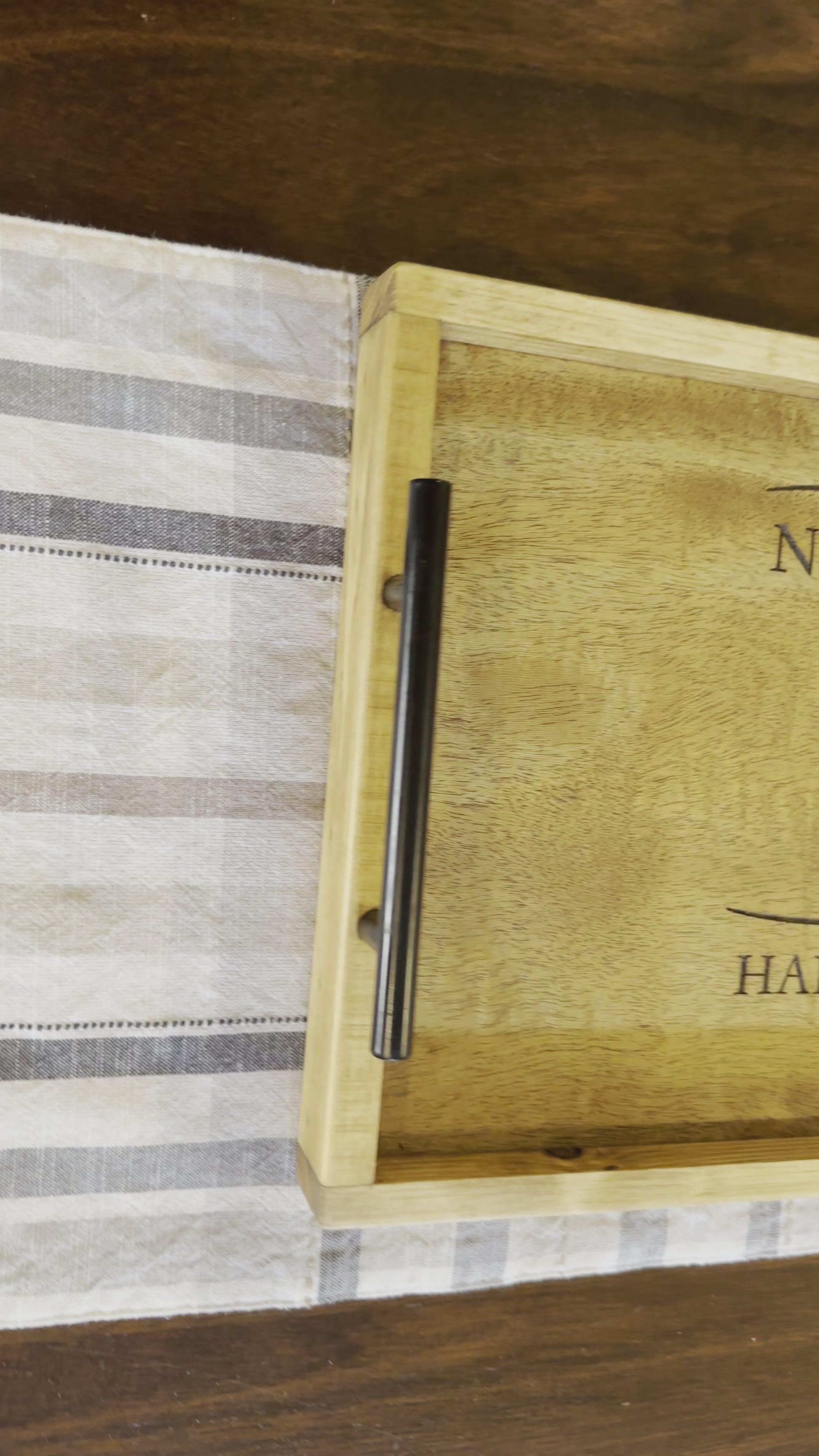 retirement gift centerpiece tray