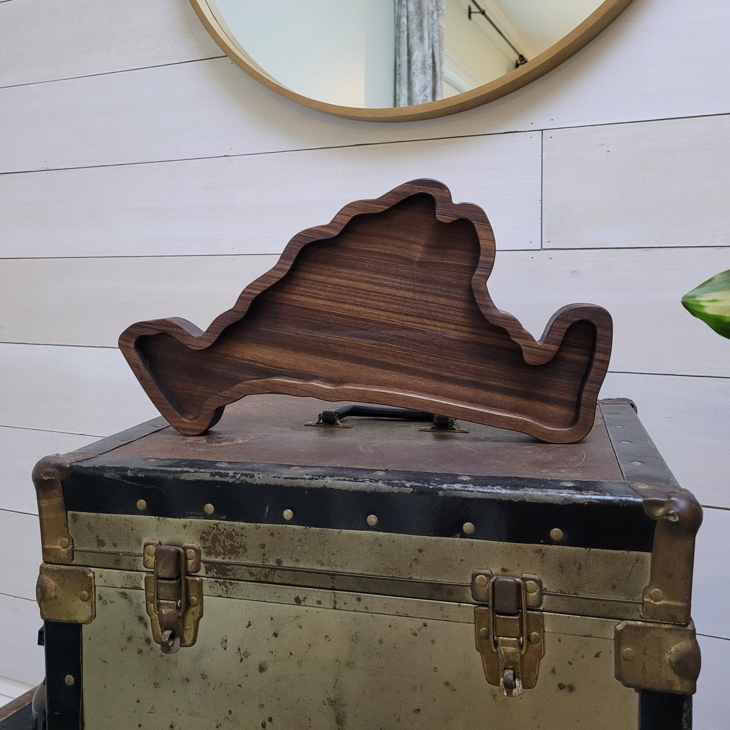 Walnut wood Martha's Vineyard shaped charcuterie board