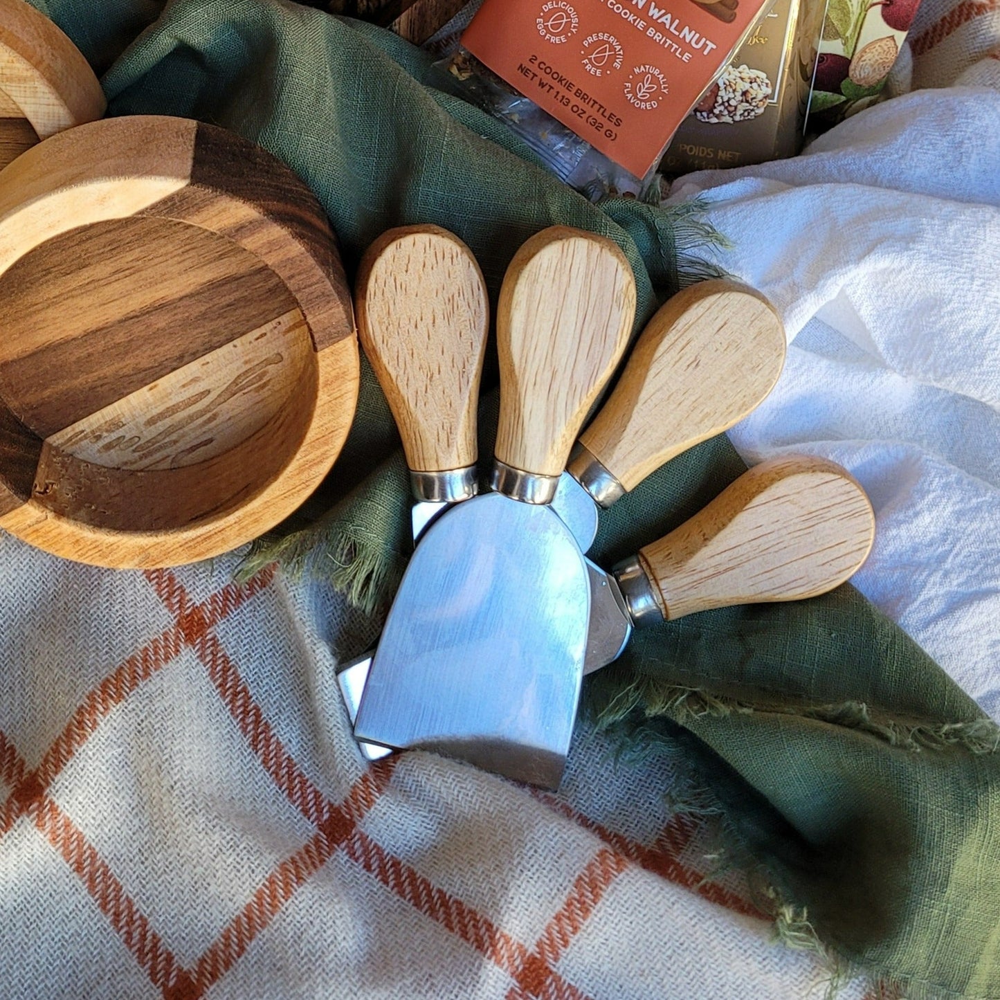 personalized cheese knife set