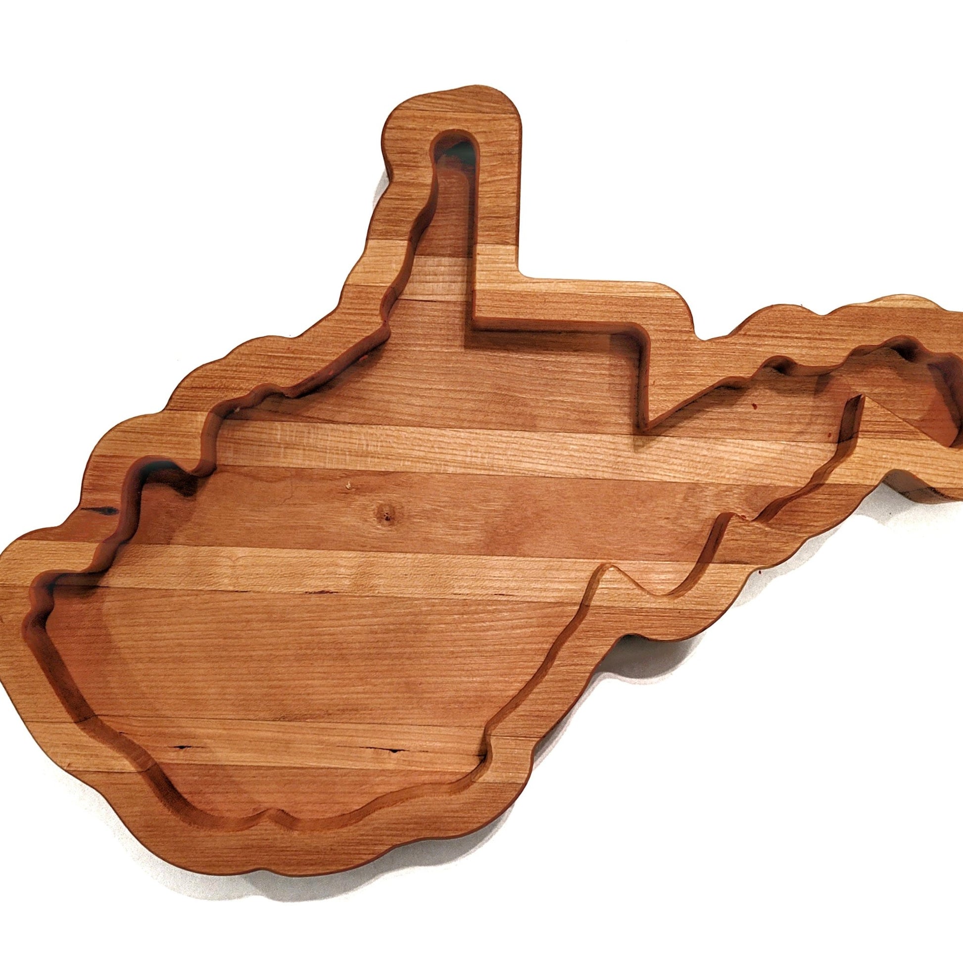 West Virginia shaped charcuterie board and serving tray