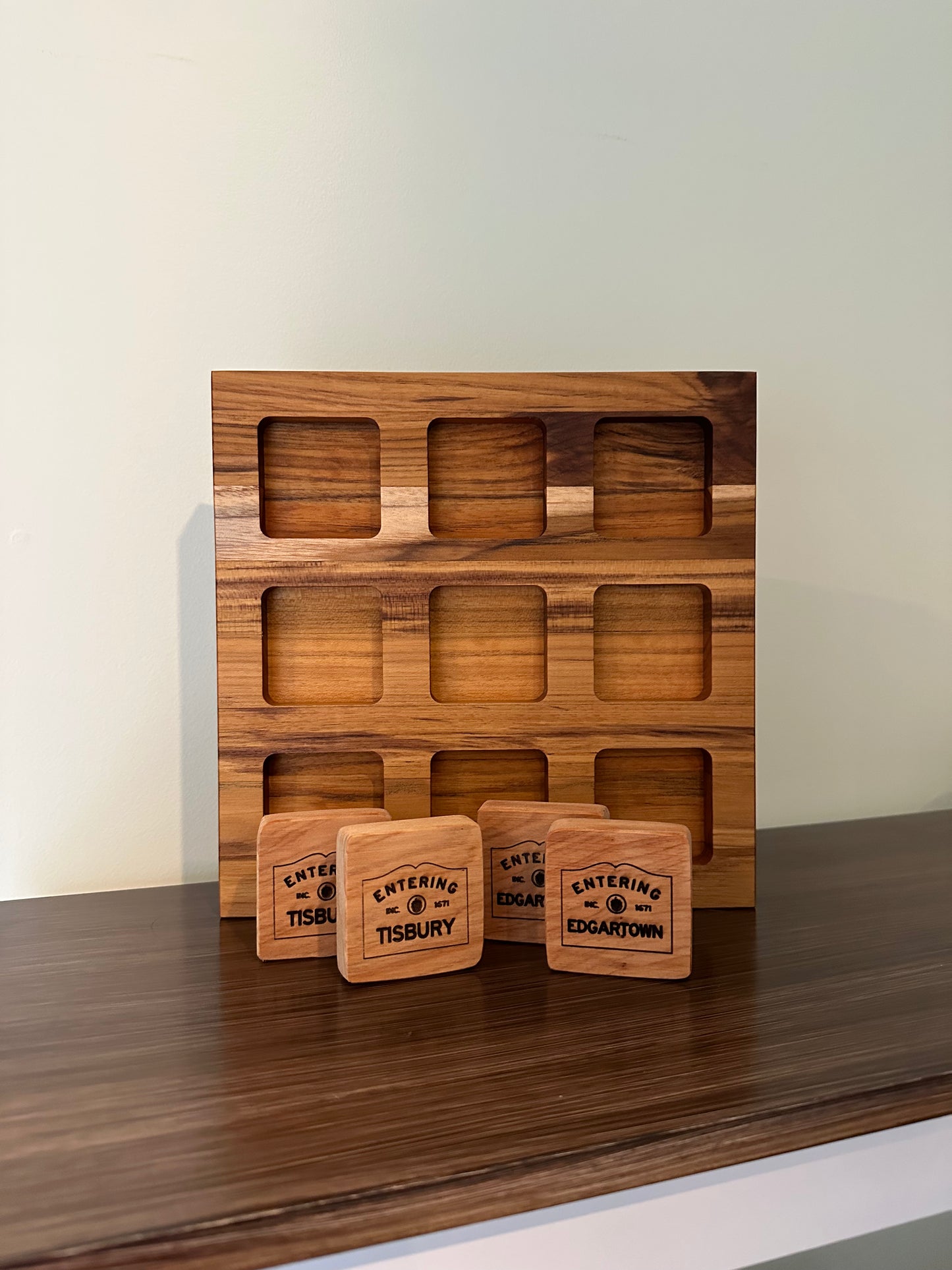 personalized tic-tac-toe set