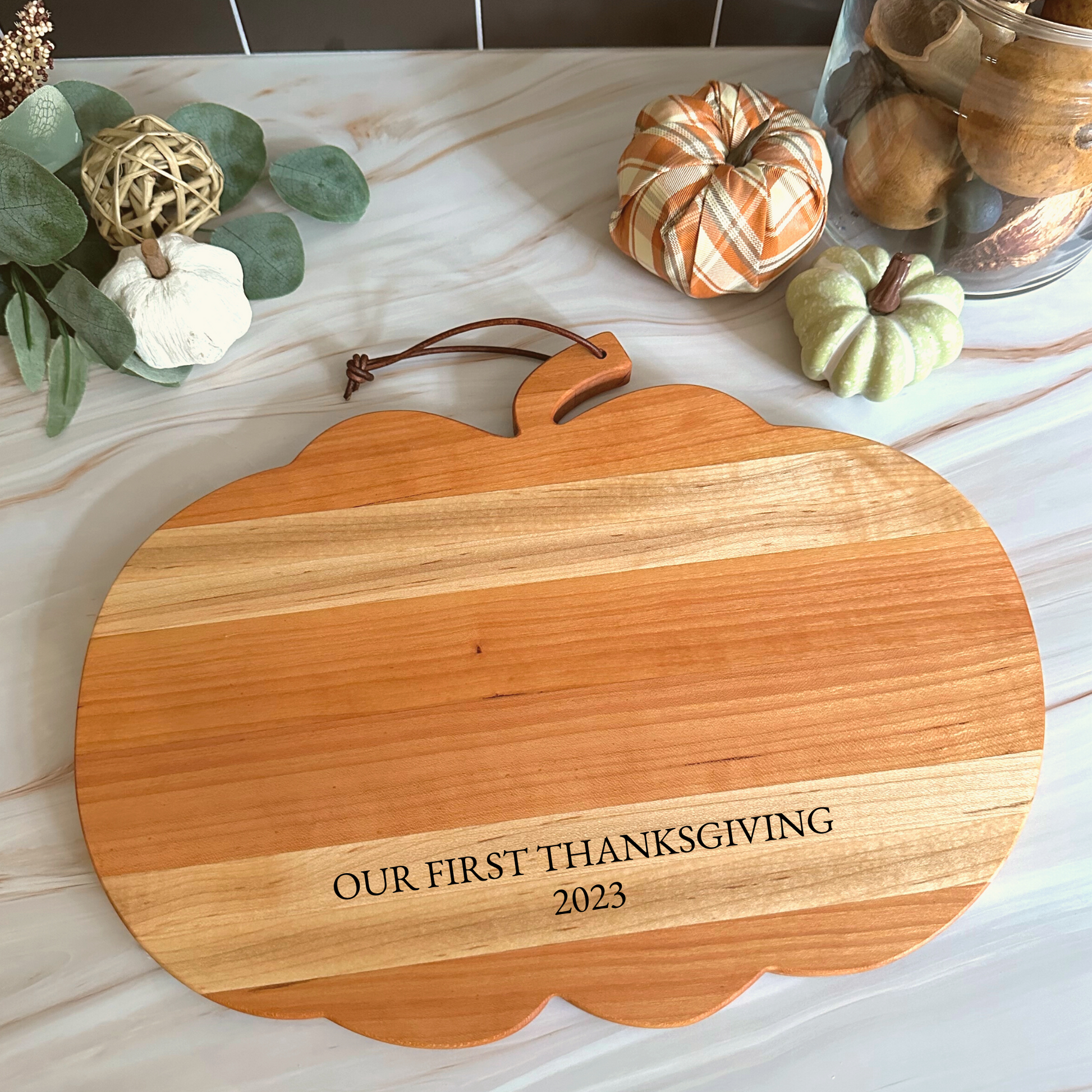 pumpkin shaped cutting board, pumpkin serving tray, pumpkin charcuterie board