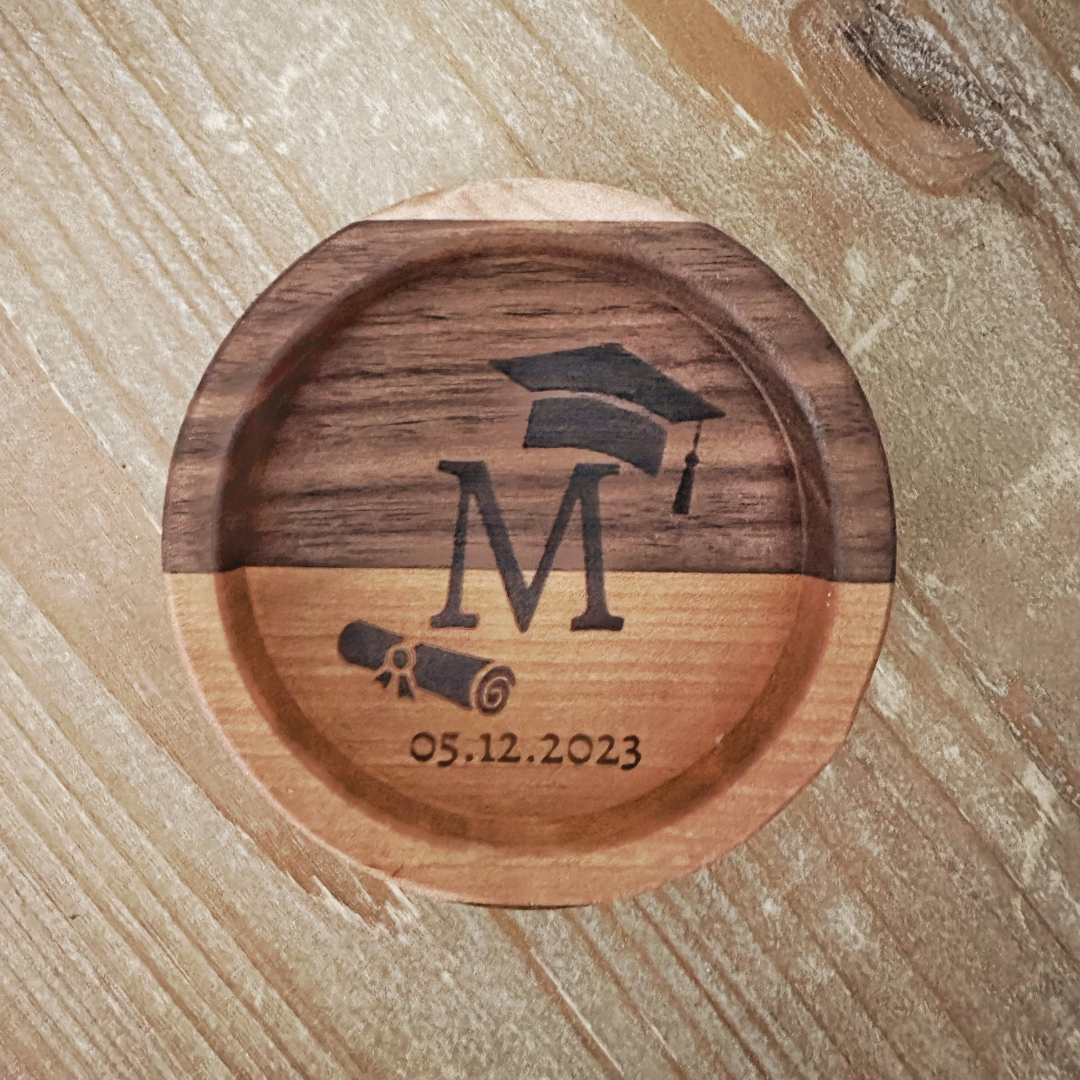 Personalized Wine Coaster: The Perfect College Graduation Gift