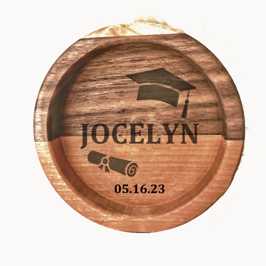 Personalized Wine Coaster: The Perfect College Graduation Gift