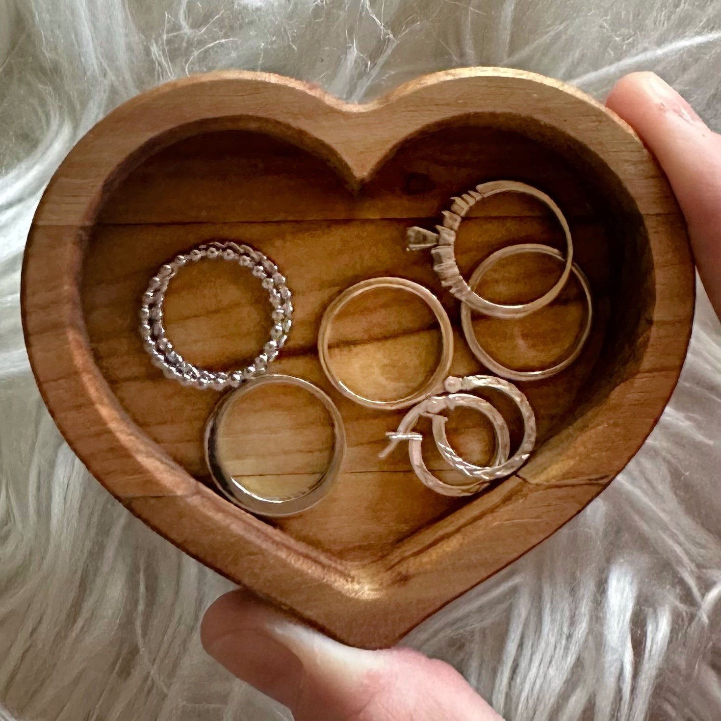 heart ring dish for mom