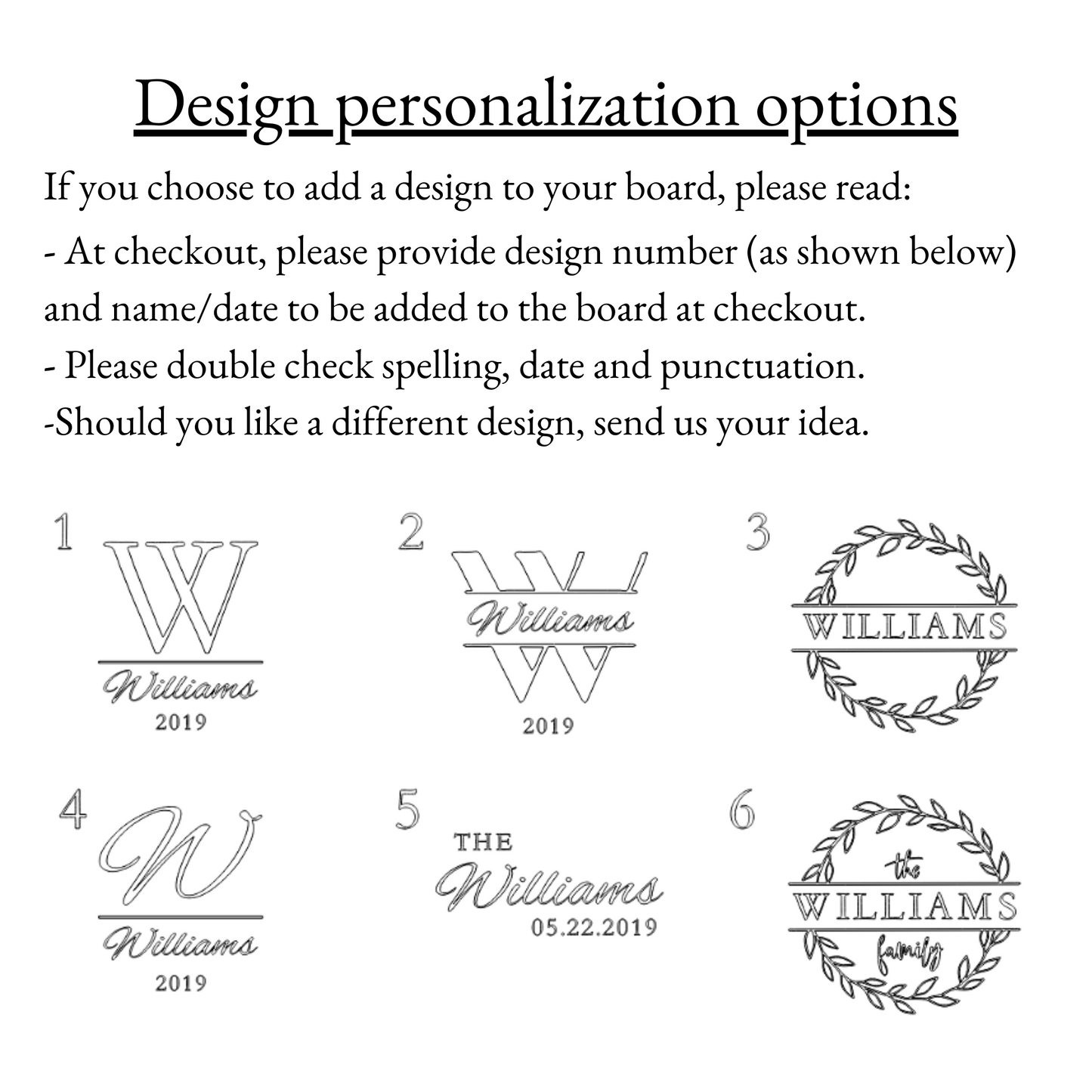 design options