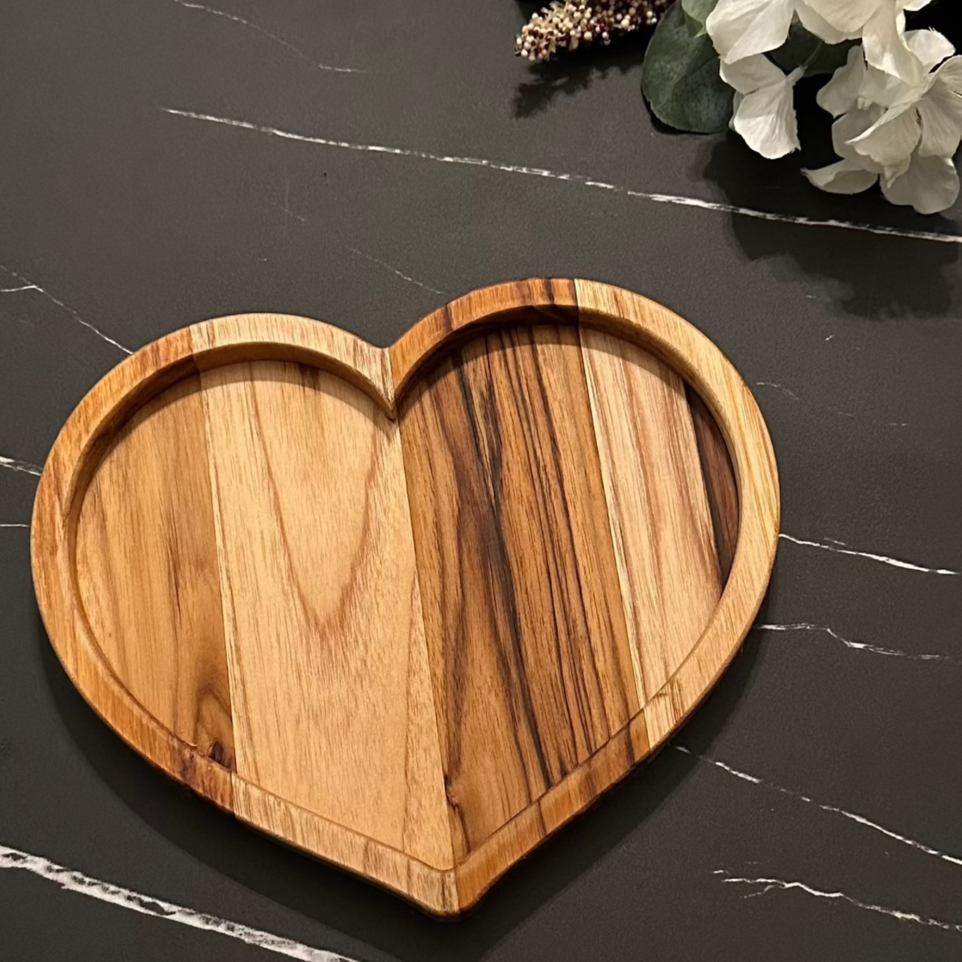 heart shaped charcuterie board, heart shaped tray