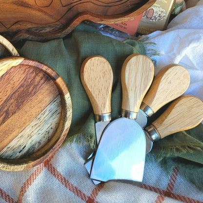 cheese knives with customized handles