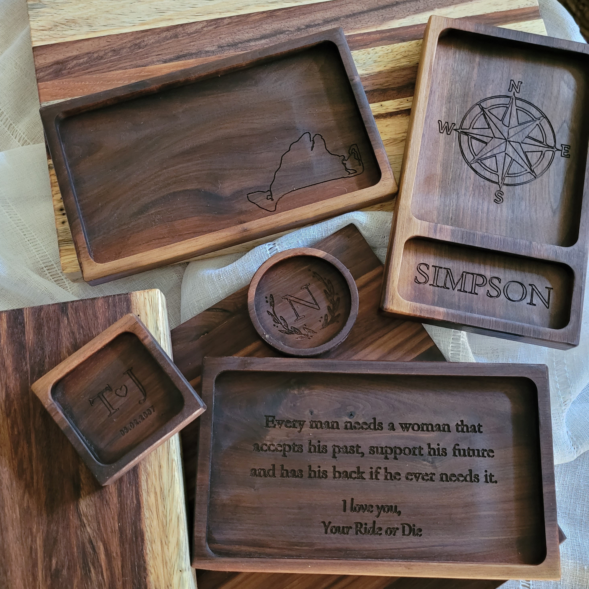 Wooden Tray Gift Set – Unique Corporate Gifts